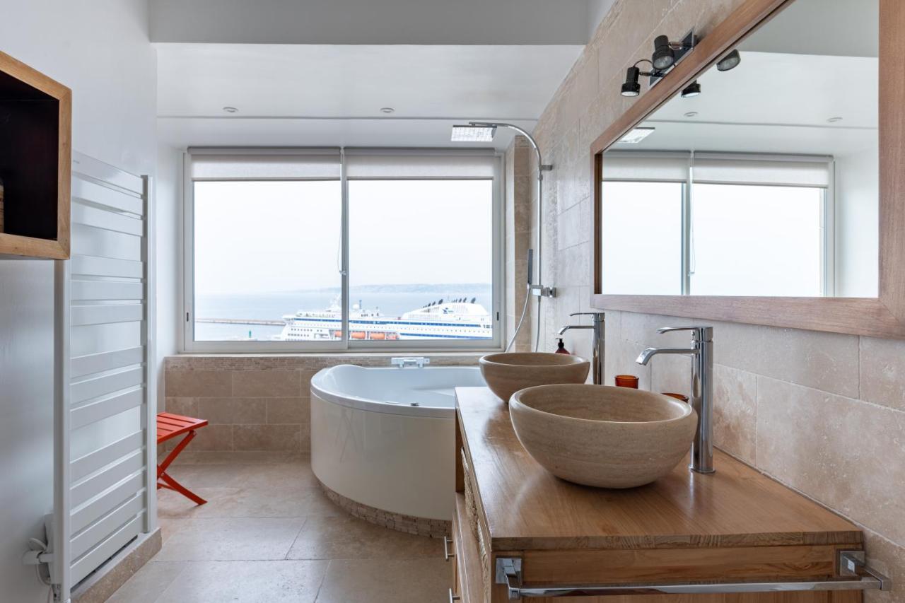 Apartamento Blue Bay - Superbe Vue Sur Le Vieux Port Marsella Exterior foto