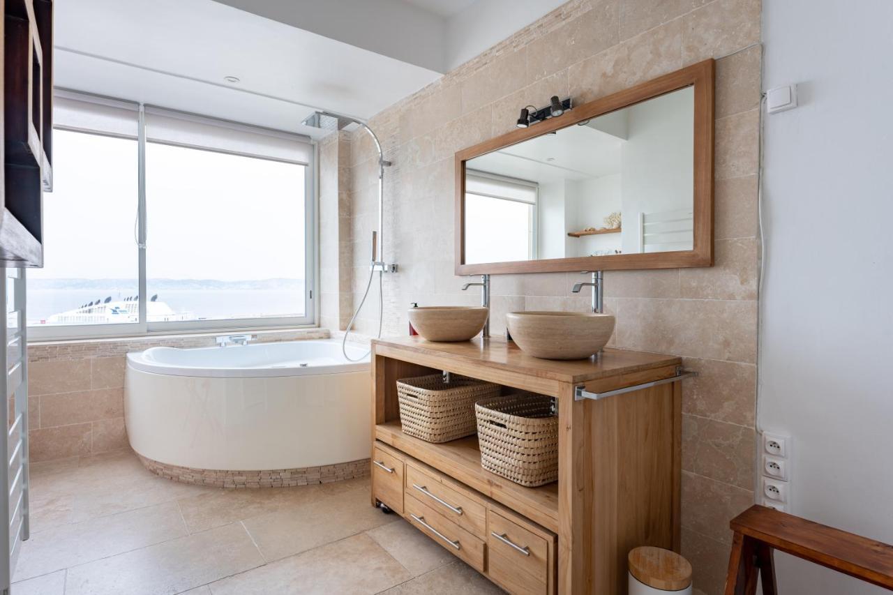 Apartamento Blue Bay - Superbe Vue Sur Le Vieux Port Marsella Exterior foto