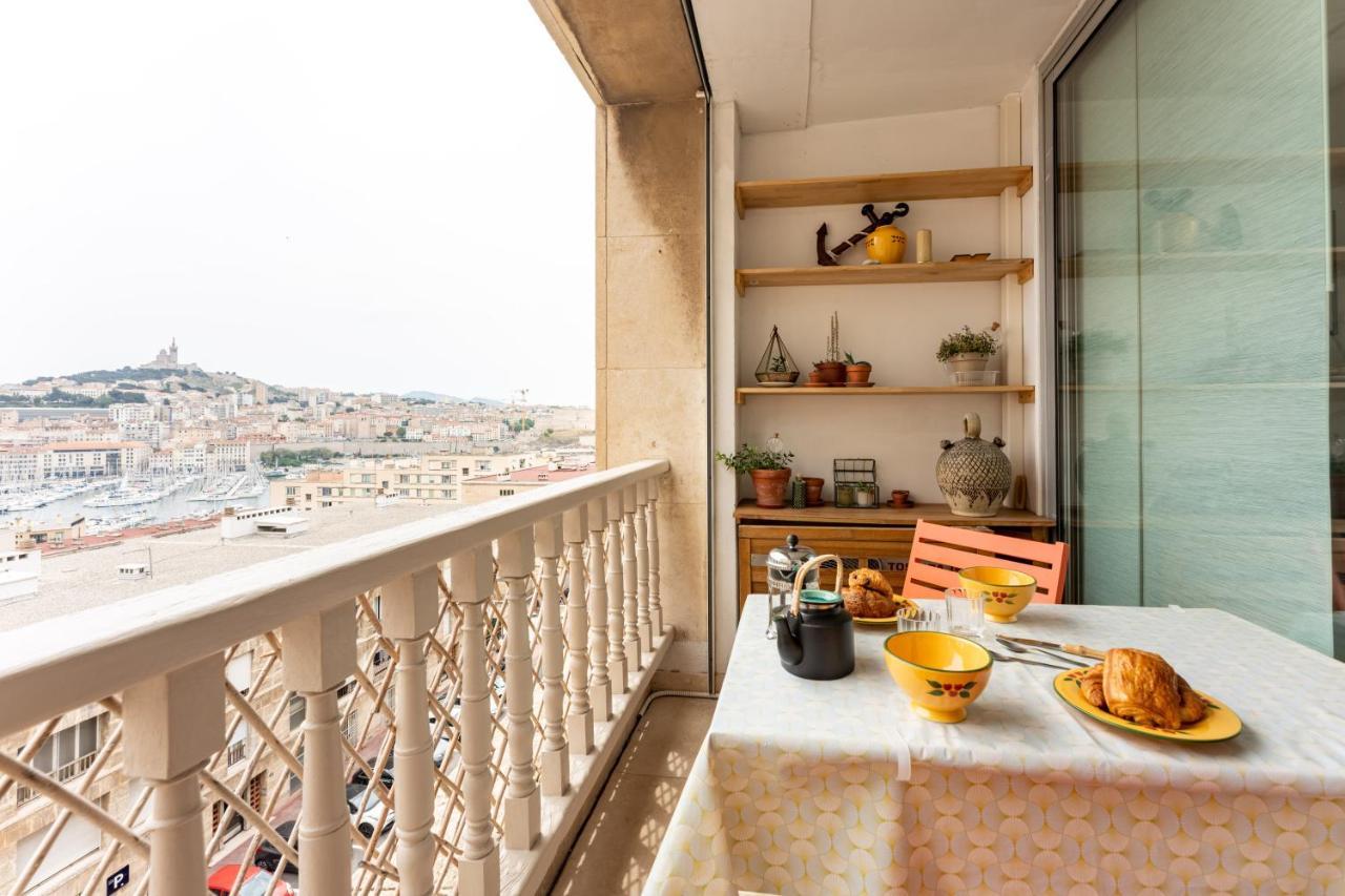 Apartamento Blue Bay - Superbe Vue Sur Le Vieux Port Marsella Exterior foto
